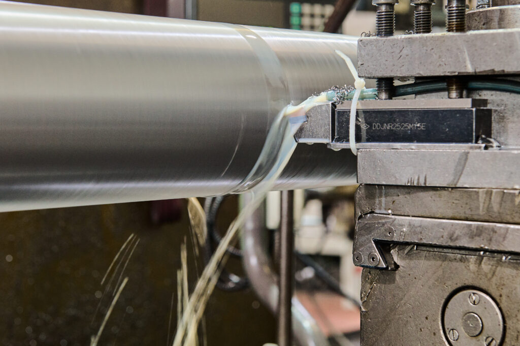 Máquina trabajando en Tallers Vilellas